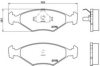 BREMBO P 23 040 Brake Pad Set, disc brake